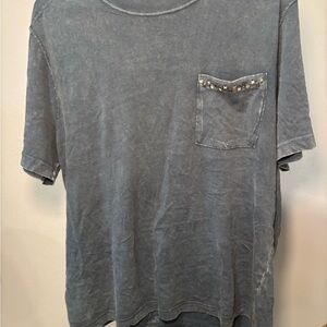 Truth NYC Blue Short Sleeve Tee Casual Essential